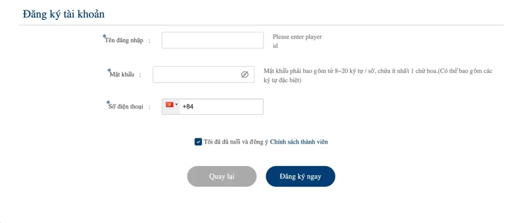 Hướng Dẫn Đăng Ký Tài Khoản F368