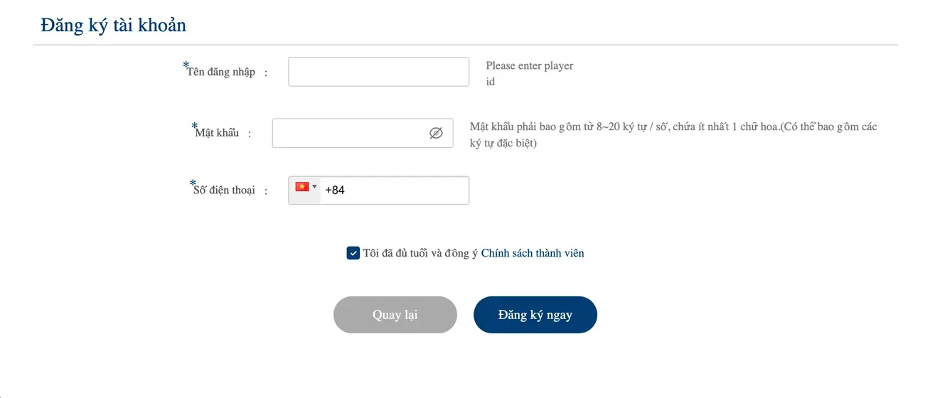 Hướng Dẫn Đăng Ký Tài Khoản F368
